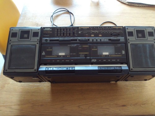 Ancien poste radio cassette - radio,