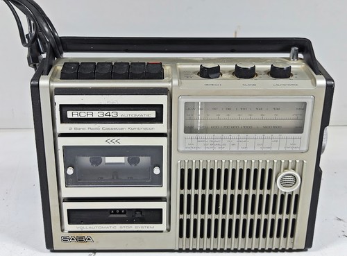 Saba rcr 343 radio cassette - rcr,